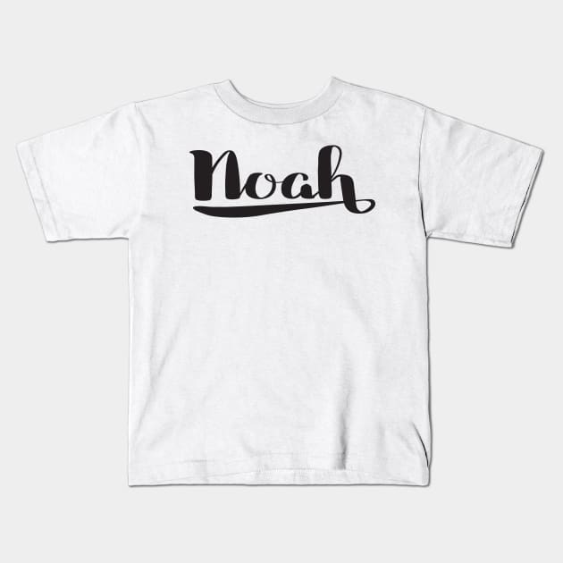 Noah Name Kids T-Shirt by ProjectX23Red